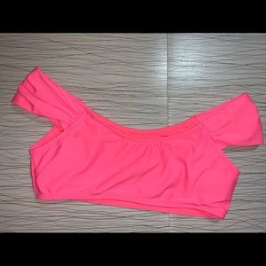 Off the shoulder bikini top